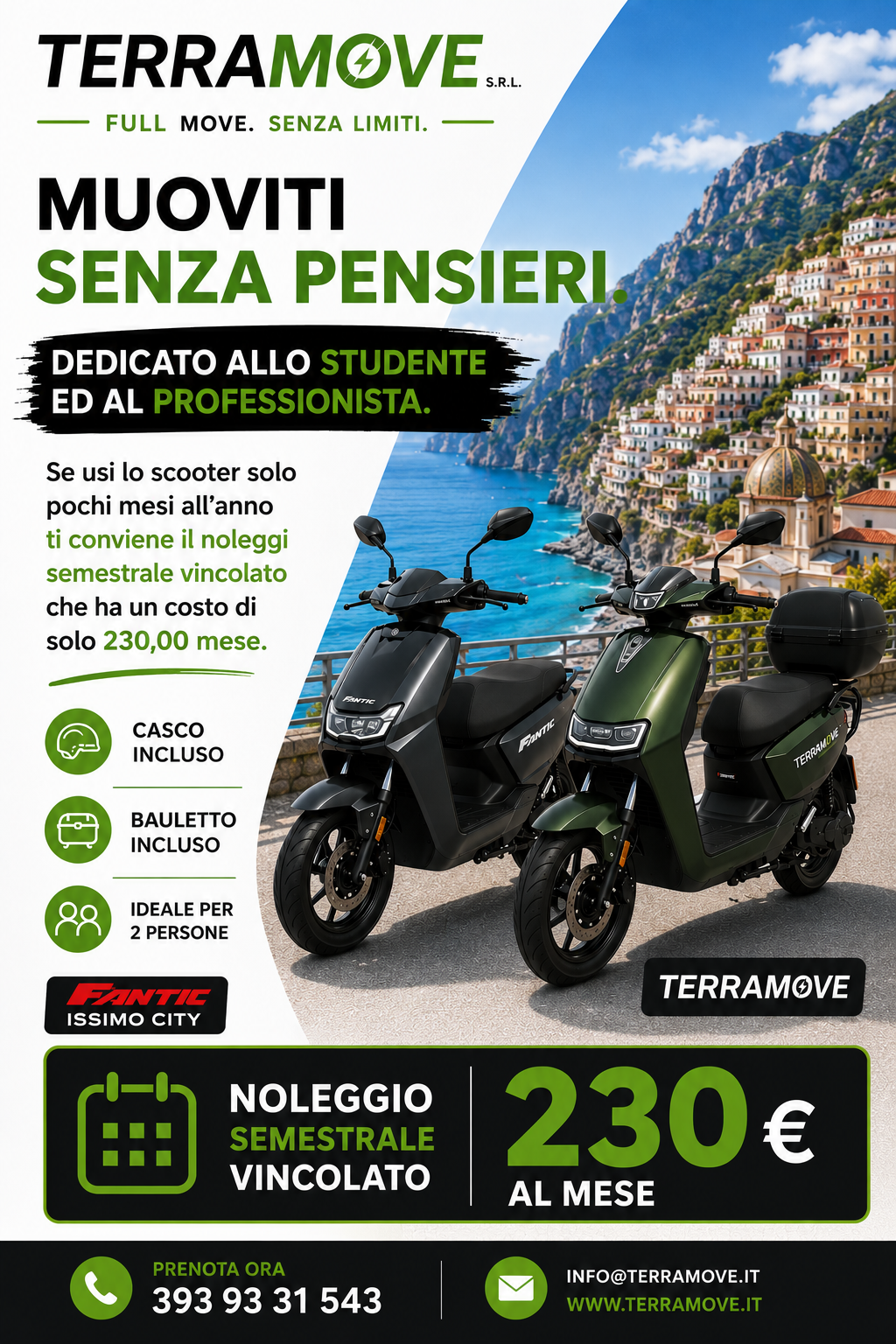 Promo noleggio scooter TerraMove